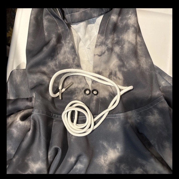 COPY - LINPLLO Mens Tie Dye Pullover Hoodie Size L New Draw String Included - Picture 2 of 10